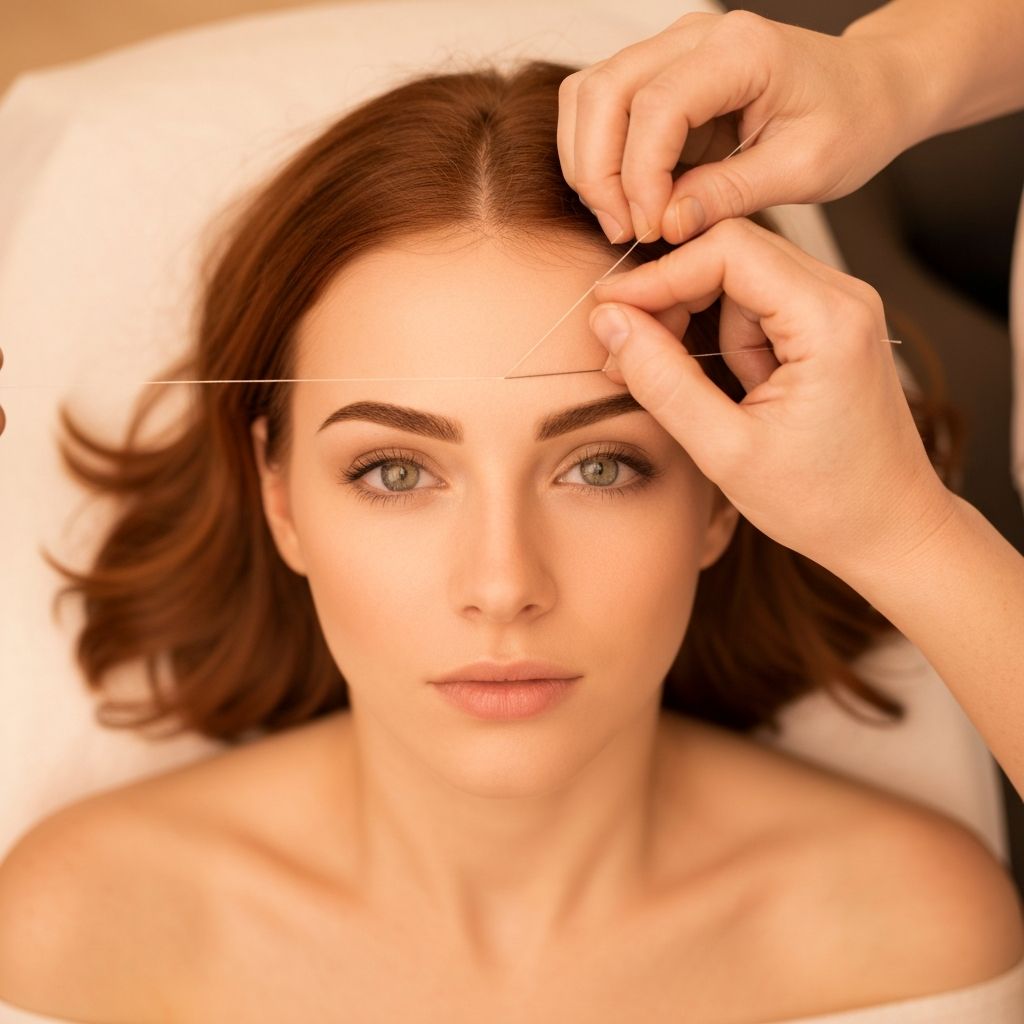Depilación de Cejas con Hilo